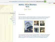 Tablet Screenshot of bled-hotel.com